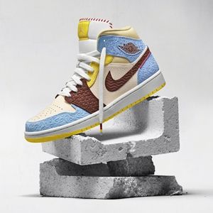 Jordan 1 Mid Masion Chateau Rouge